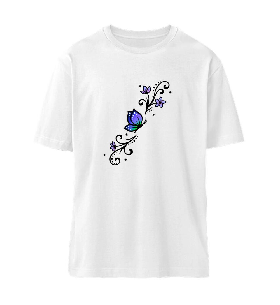 Schmetterling Tattoo Motiv Premium Shirt aus Biobaumwolle personalisierbar