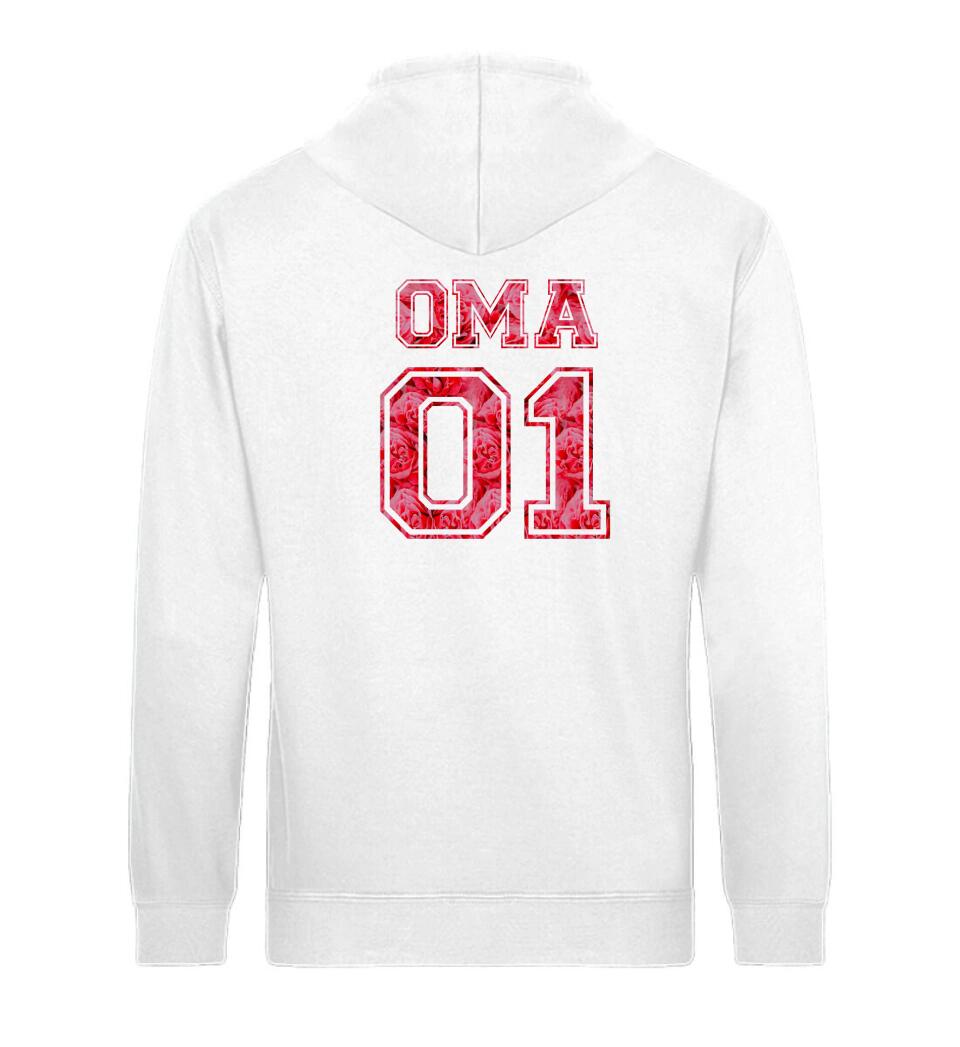 OPA 01 Personalisierbar - PREMIUM Hoodie aus Biobaumwolle