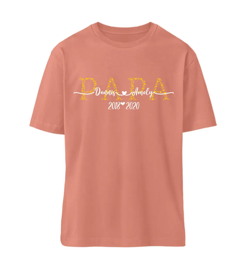 Papa Premium T-Shirt Herzkollektion