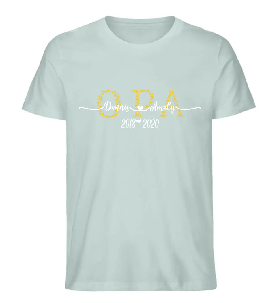 Opa Premium T-Shirt Herzkollektion