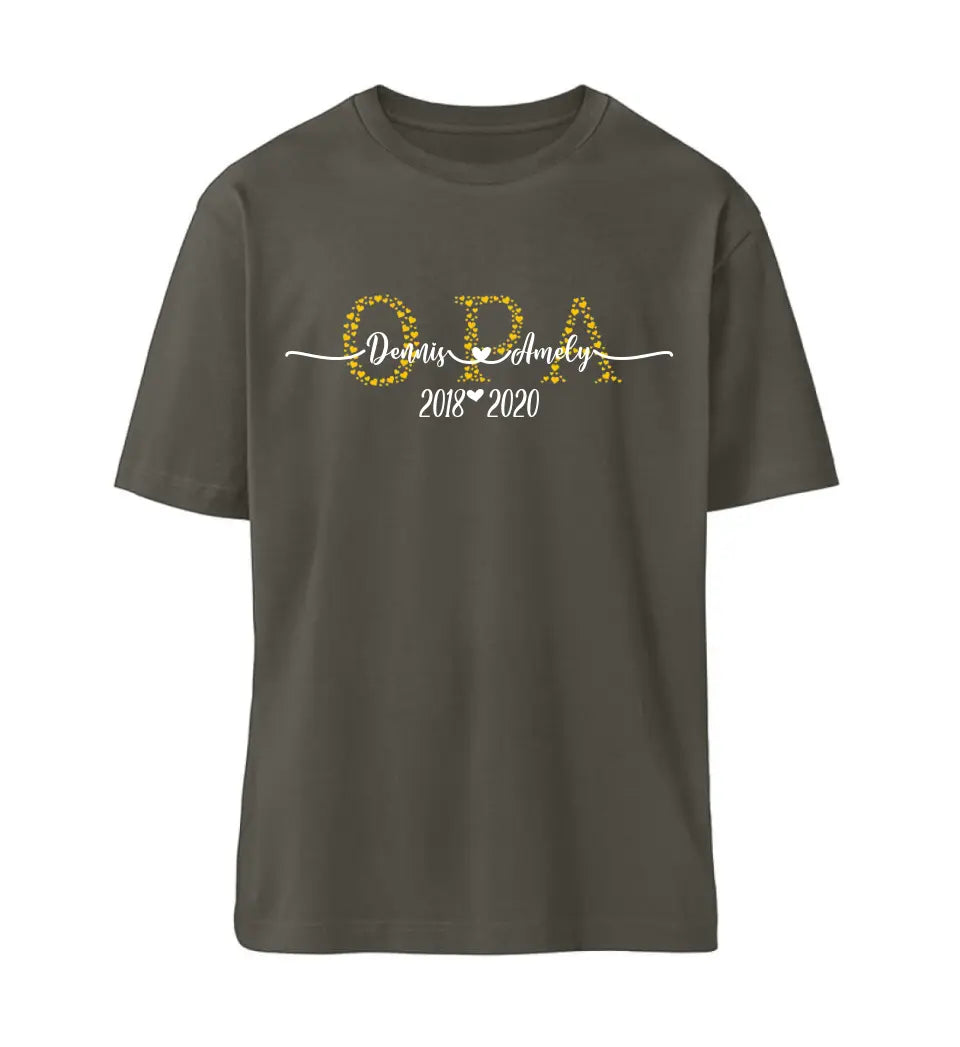 Opa Premium T-Shirt Herzkollektion