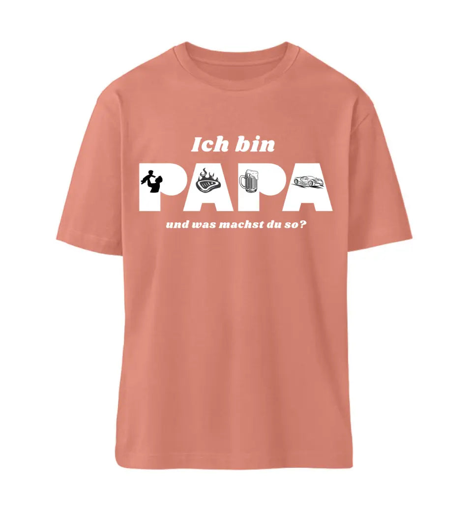 Ich bin Papa Premium Shirt aus Biobaumwolle