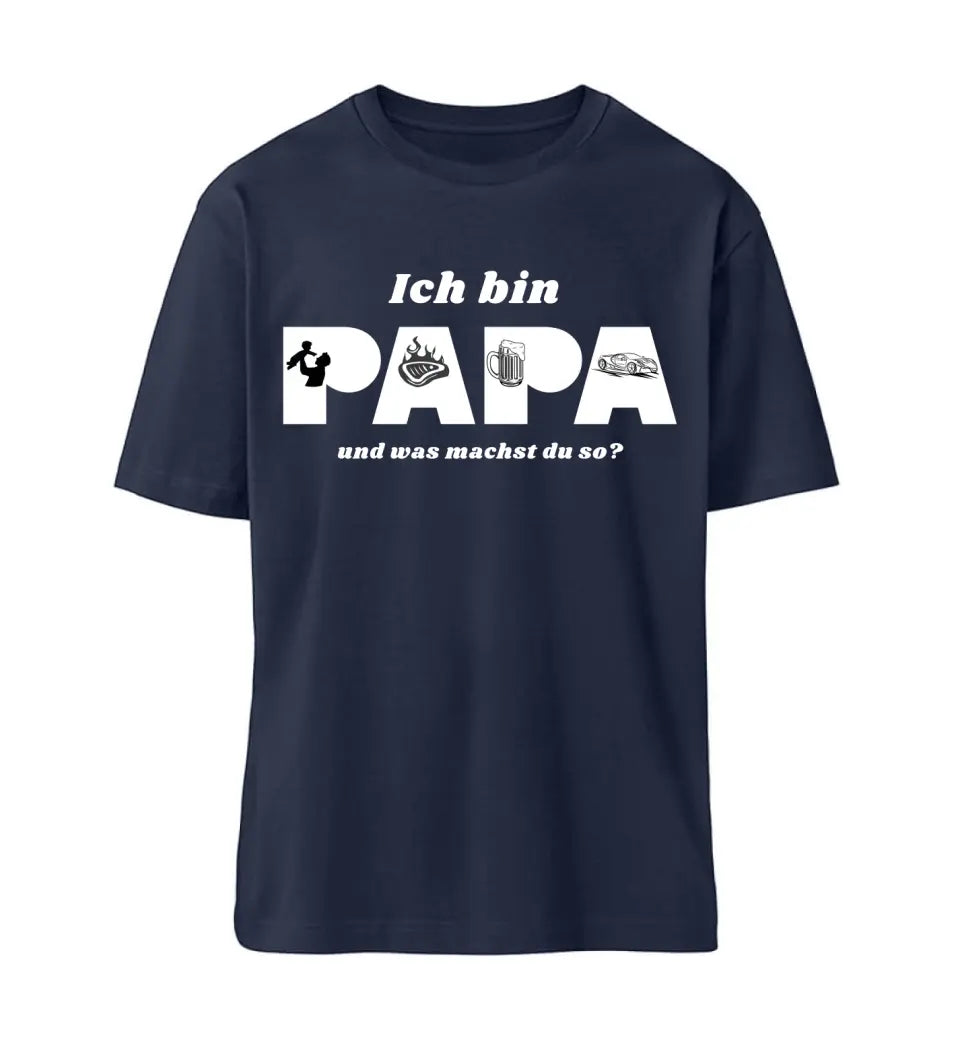 Ich bin Papa Premium Shirt aus Biobaumwolle