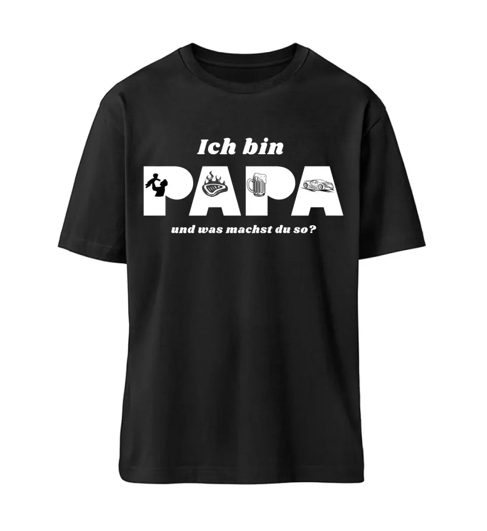 Ich bin Papa Premium Shirt aus Biobaumwolle