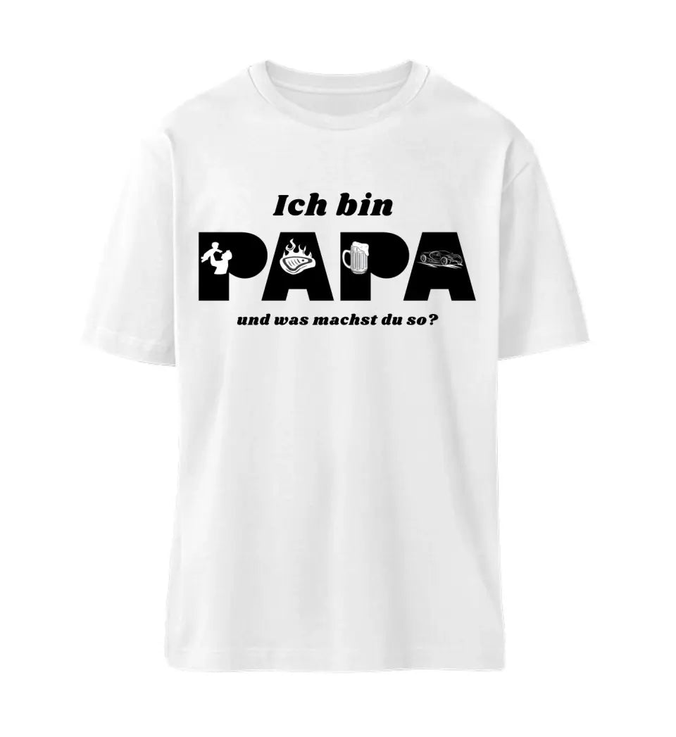 Ich bin Papa Premium Shirt aus Biobaumwolle