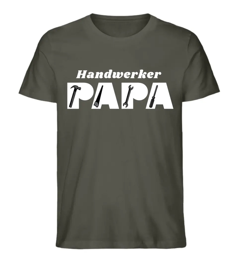 Handwerker Papa T-Shirt personalisierbar