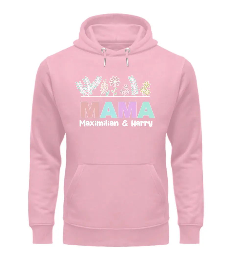 Mama mit Blumen Hoodie