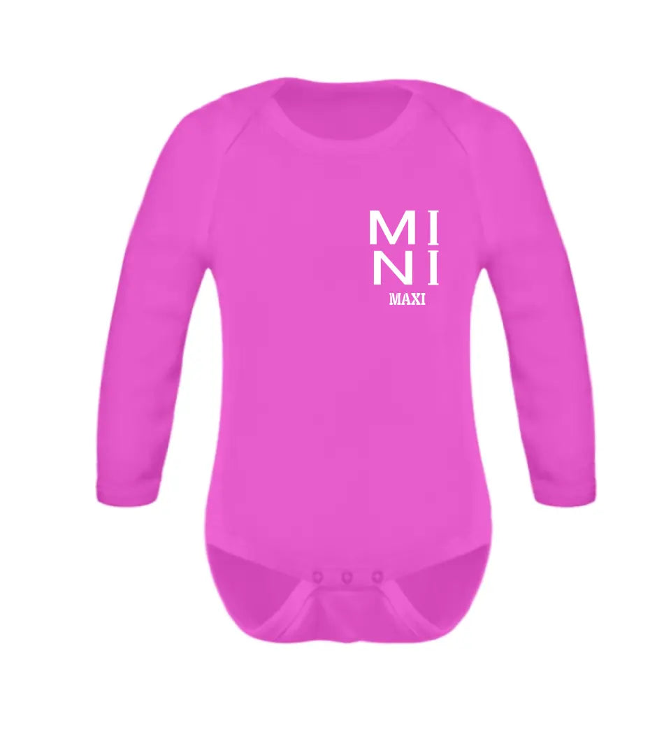 MINI zweizeilig Baby Body personalisierbar