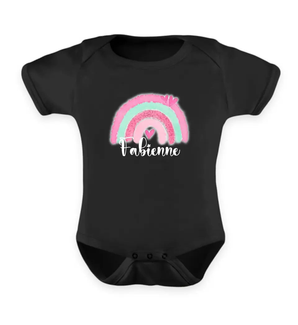 Regenbogen Baby Body personalisierbar