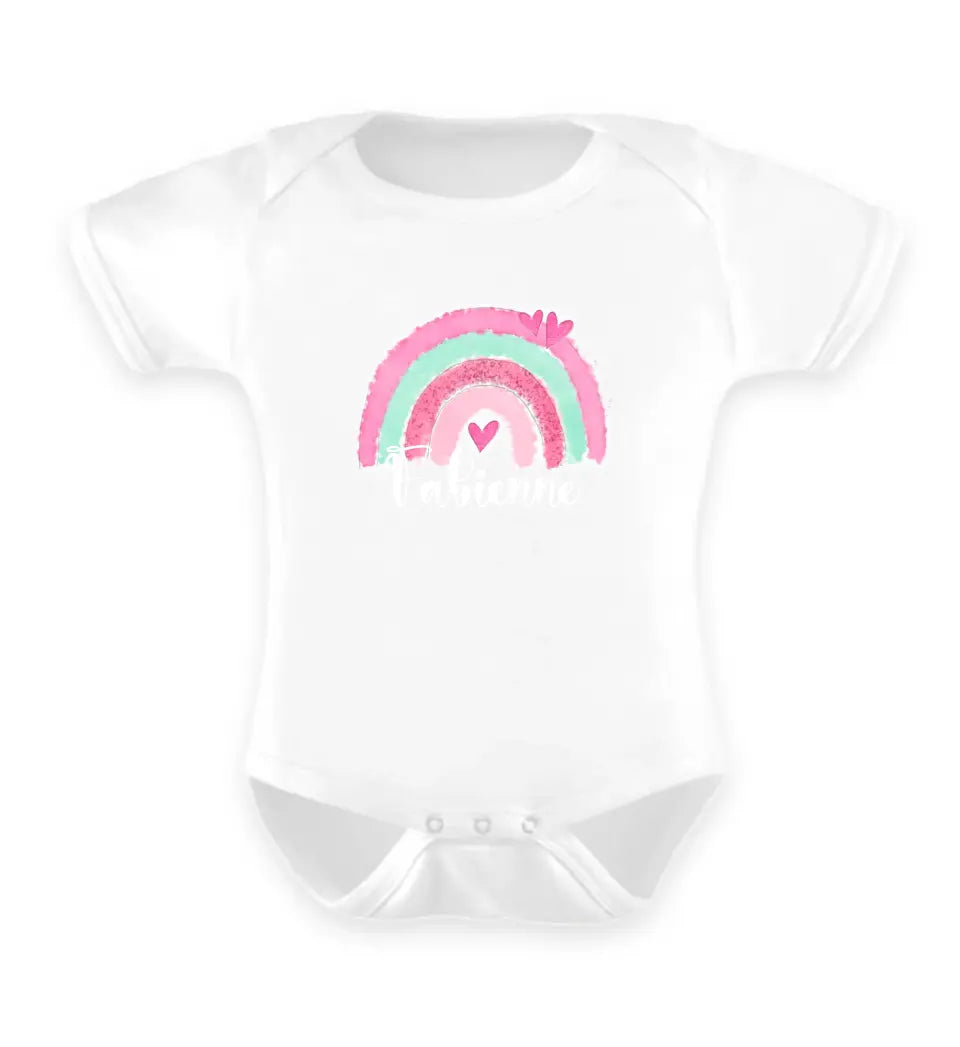 Regenbogen Baby Body personalisierbar