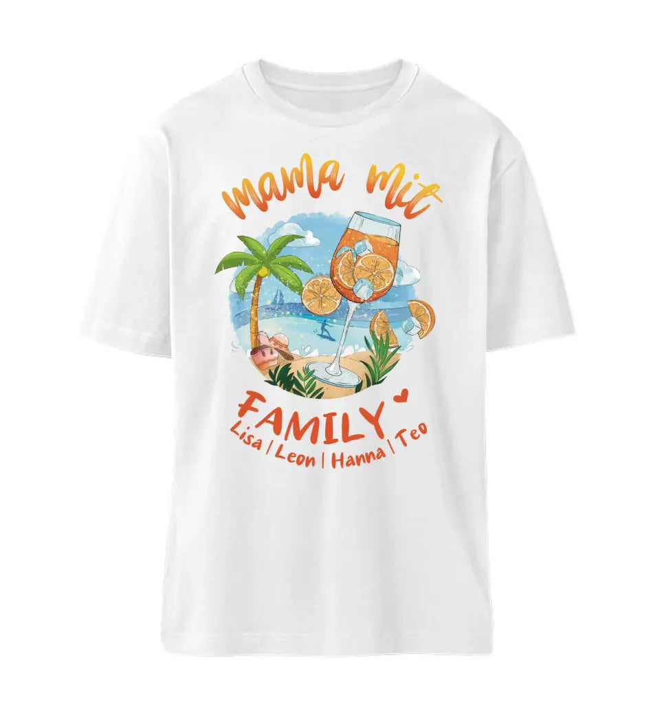 Mama mit Family - personalisiertes Familien Shirt