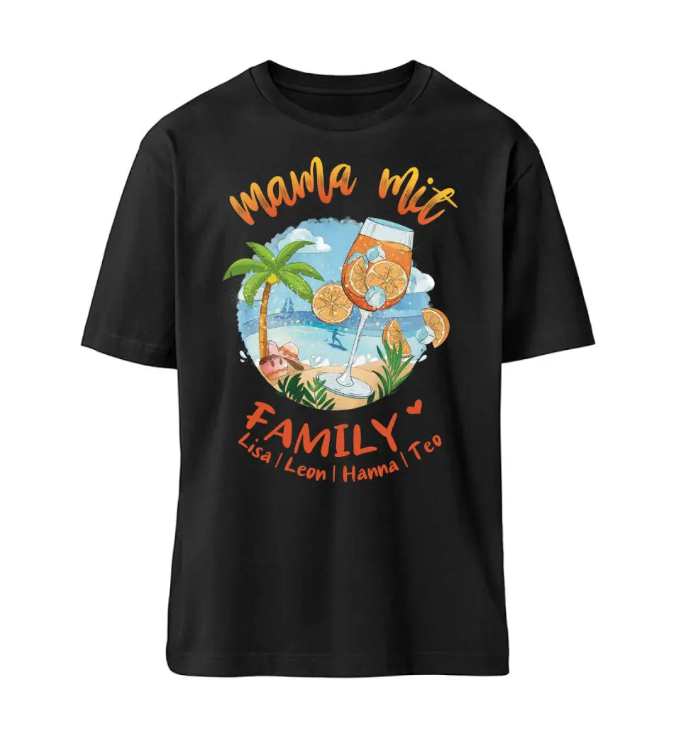 Mama mit Family - personalisiertes Familien Shirt