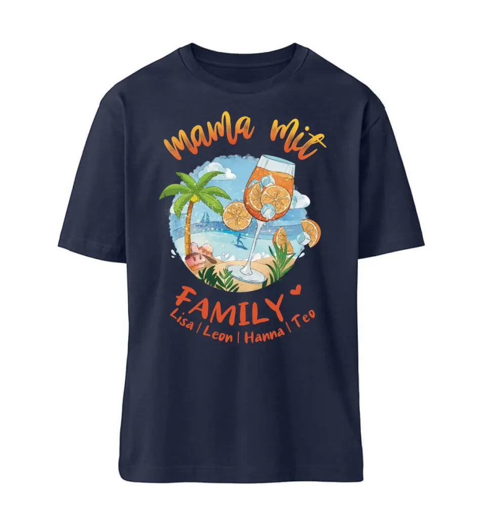 Mama mit Family - personalisiertes Familien Shirt