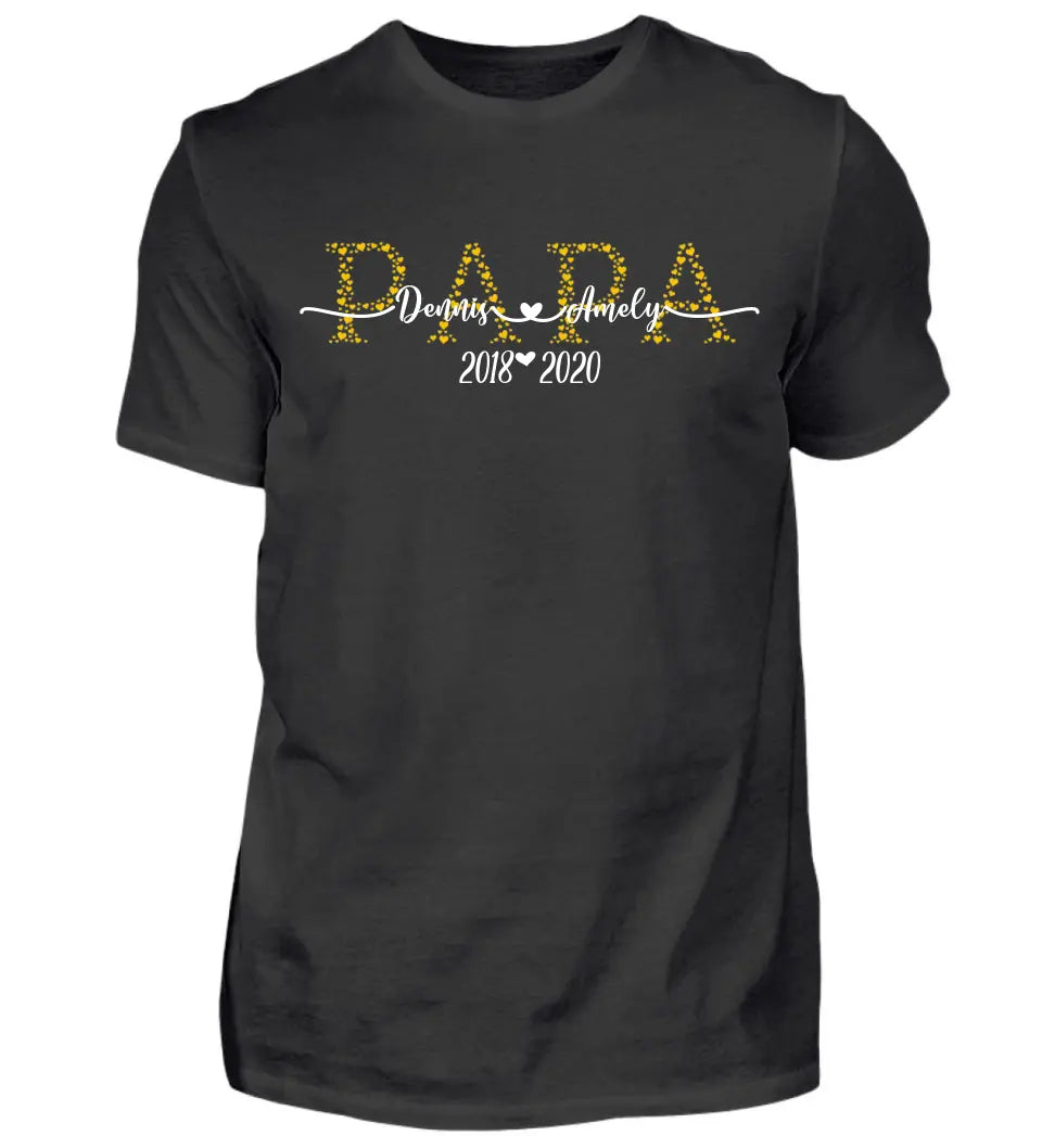 Papa Premium T-Shirt Herzkollektion