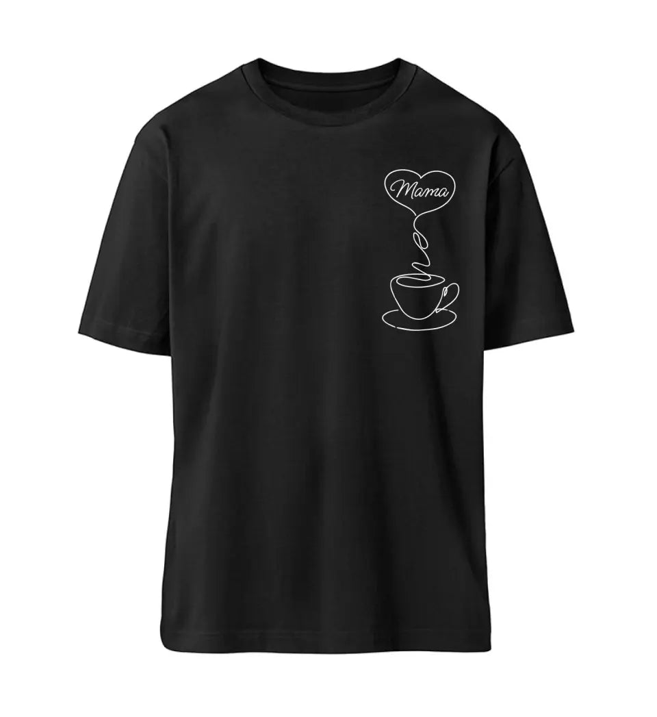 Mama Kaffee Lineart Premium T-Shirt aus Biobaumwolle - wähle aus 11 Motiven