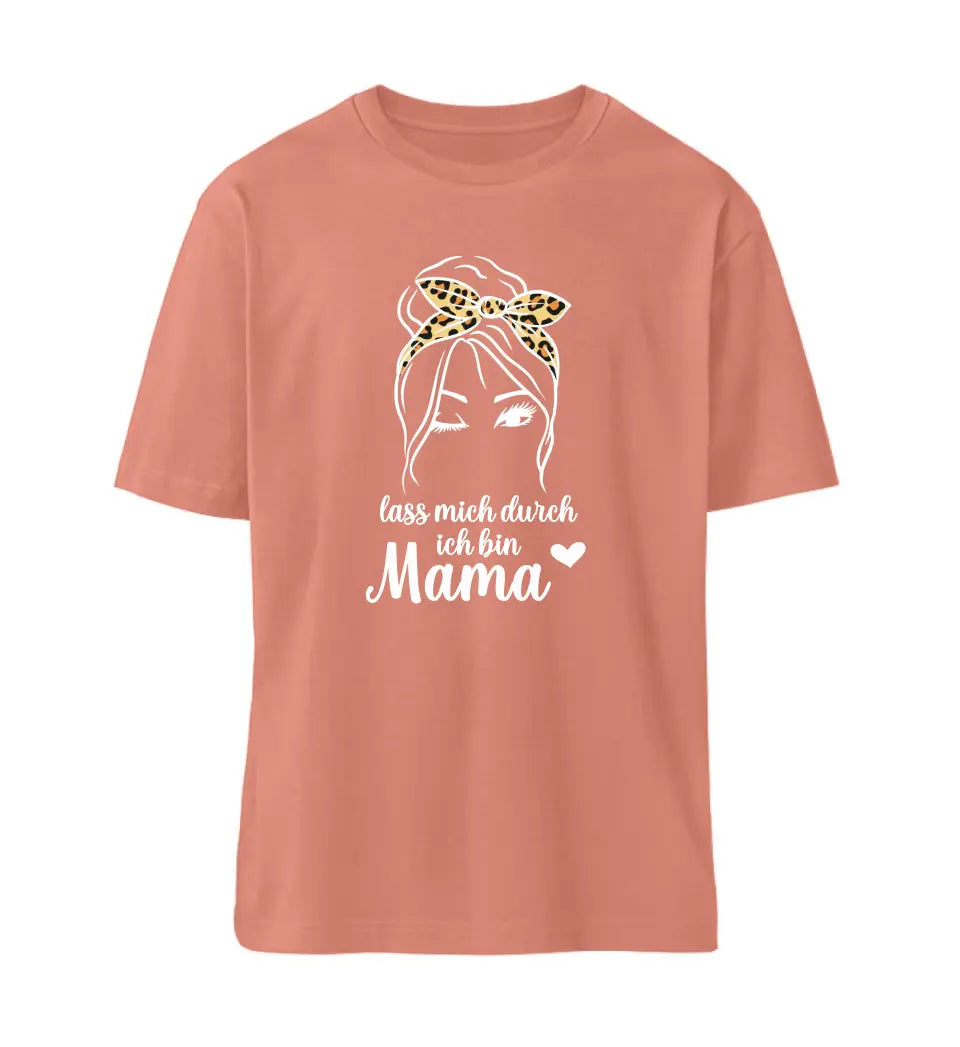 Lass mich durch ich bin Mama Premium T-Shirt personalisierbar