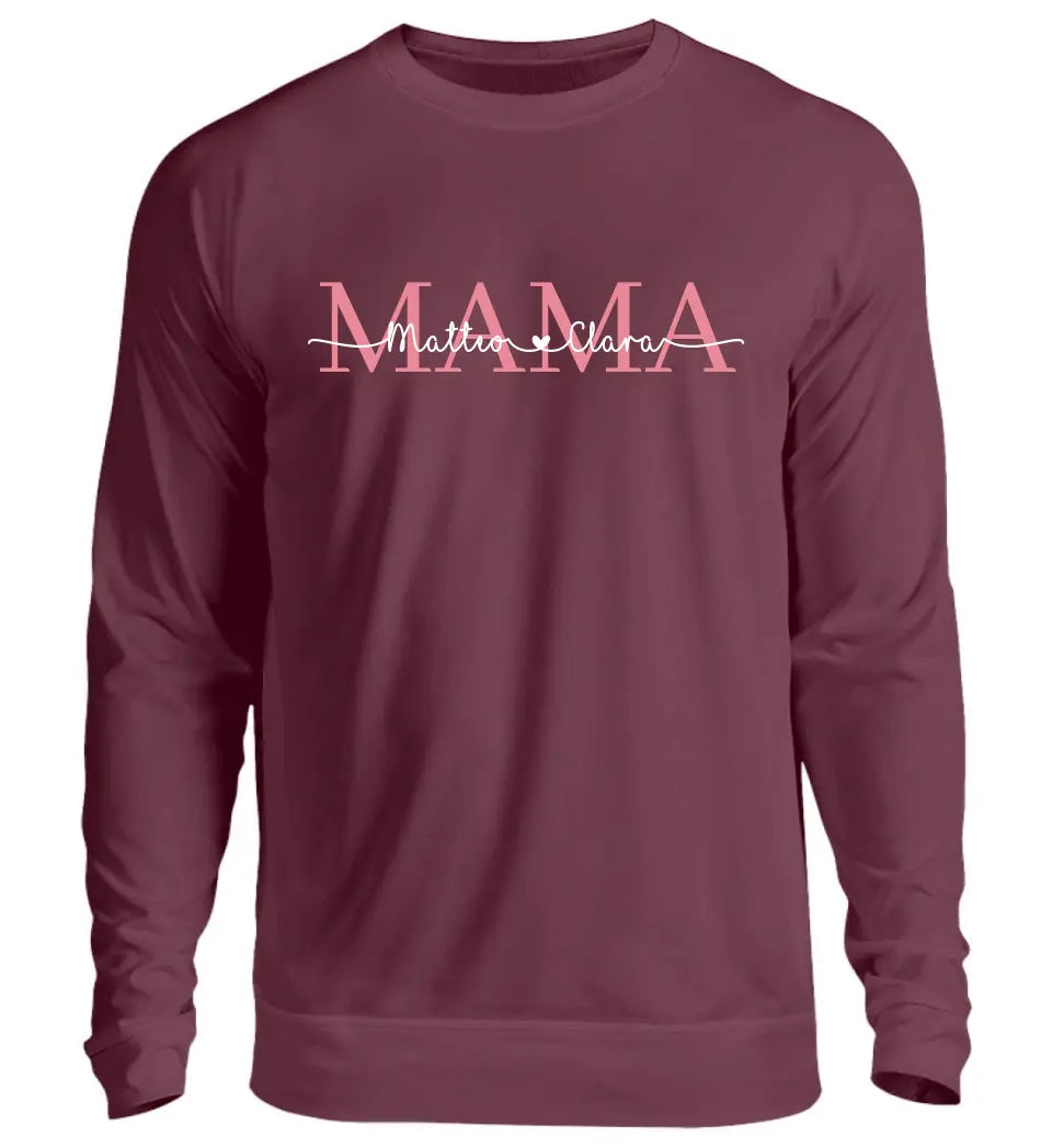 Mama Premium Sweatshirt Pullover personalisierbar