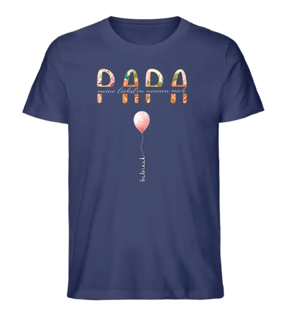 Meine Liebsten nennen mich Papa| Premium T-Shirt mit Kindernamen personalisierbar