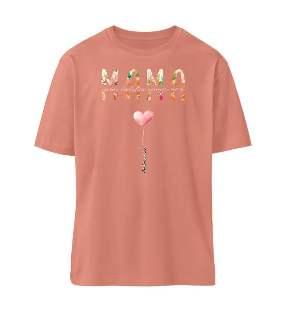 Meine Liebsten nennen mich Mama  | Premium T-Shirt mit Kindernamen personalisierbar