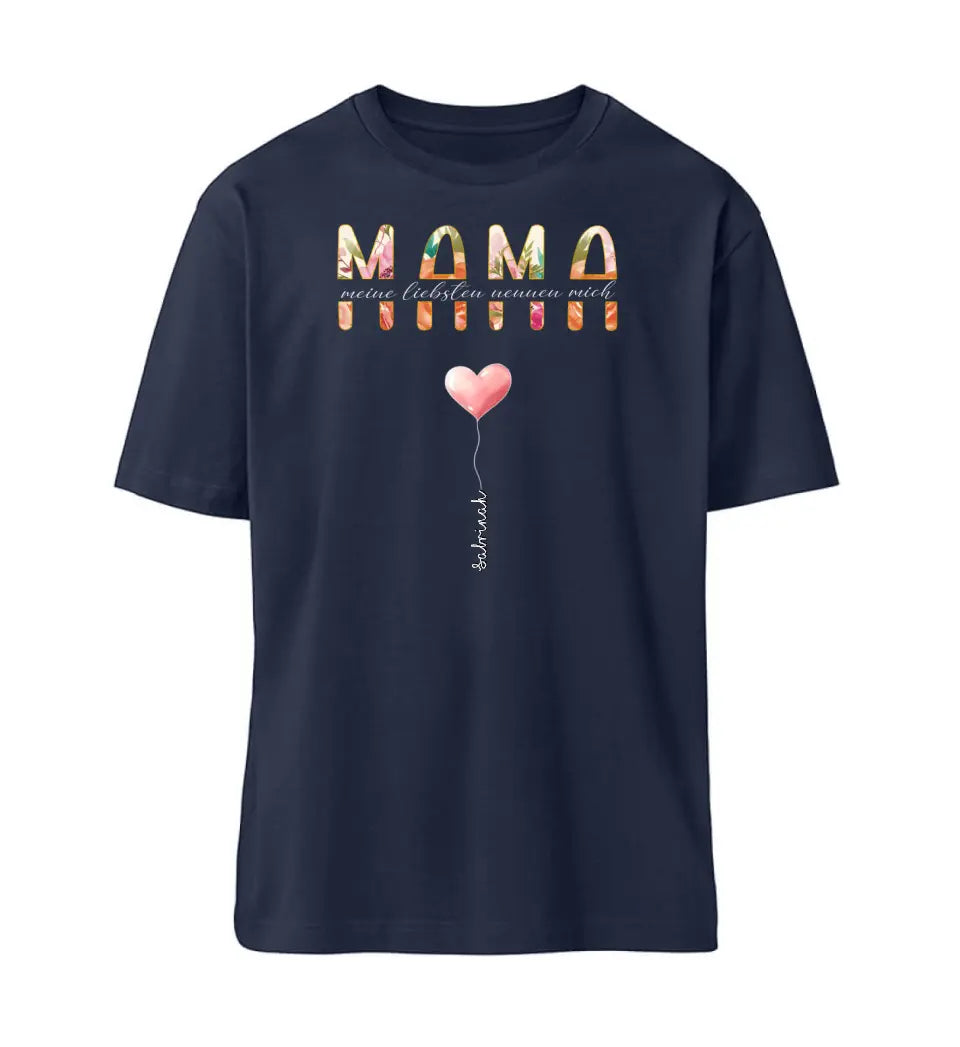 Meine Liebsten nennen mich Mama  | Premium T-Shirt mit Kindernamen personalisierbar