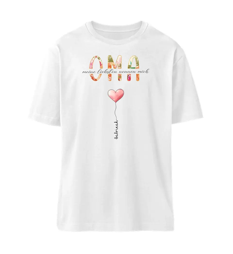 Meine Liebsten nennen mich Oma| Premium T-Shirt mit Kindernamen personalisierbar