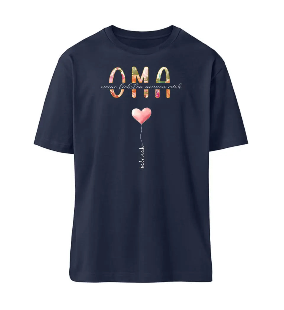 Meine Liebsten nennen mich Oma| Premium T-Shirt mit Kindernamen personalisierbar