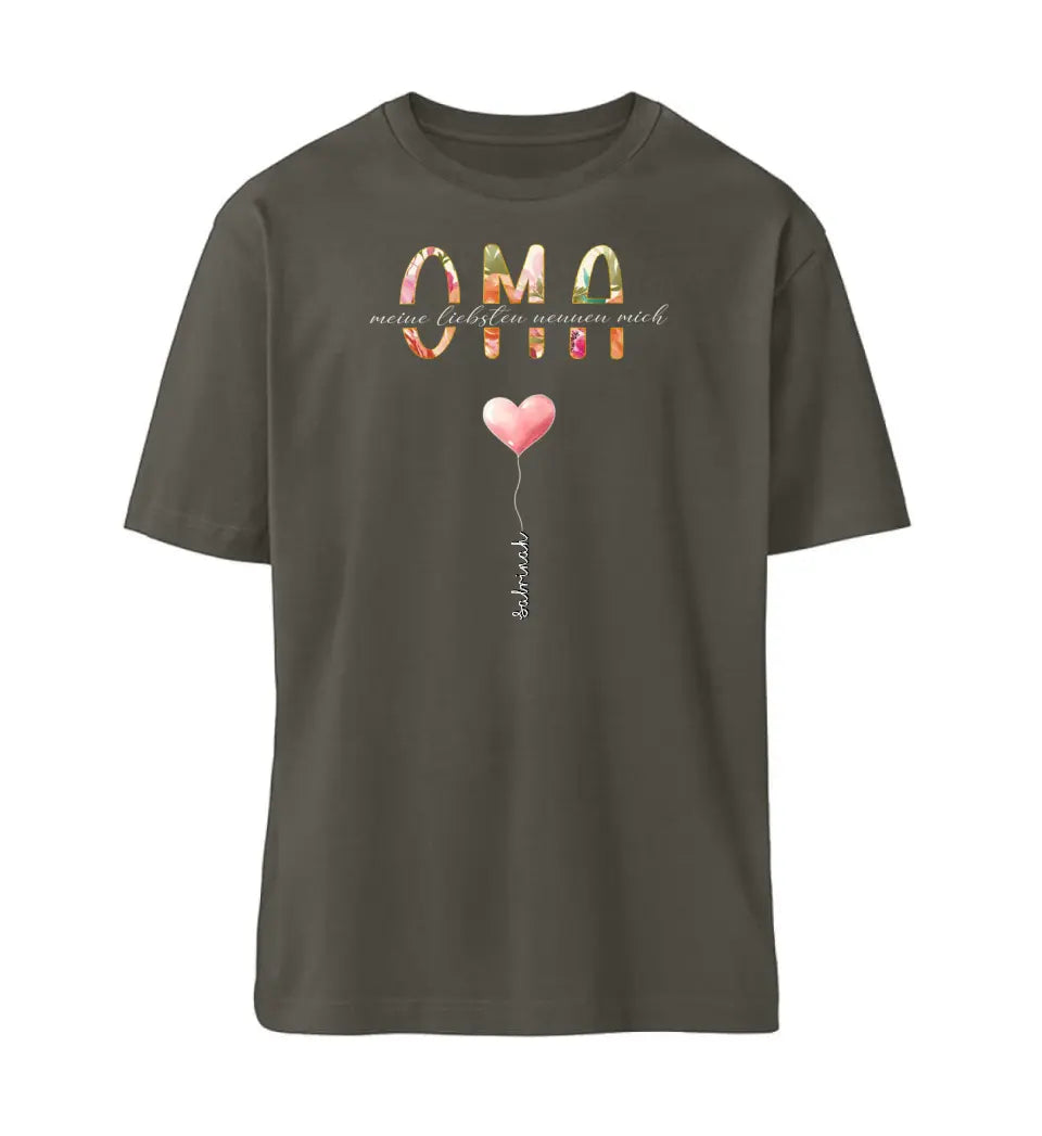 Meine Liebsten nennen mich Oma| Premium T-Shirt mit Kindernamen personalisierbar