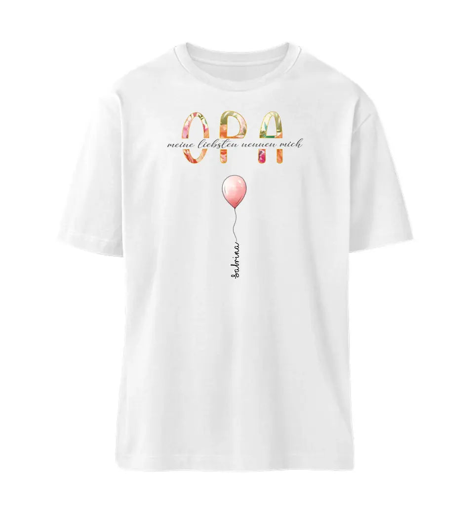 Meine Liebsten nennen mich Opa  | Premium T-Shirt mit Kindernamen personalisierbar