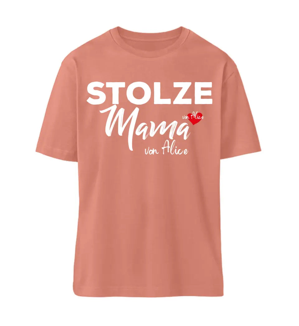 Stolze Mama Premium T-Shirt personalisiert