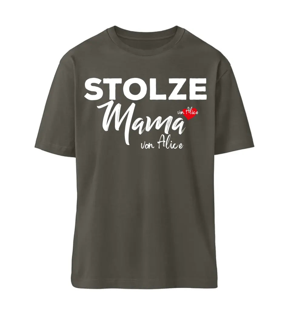 Stolze Mama Premium T-Shirt personalisiert