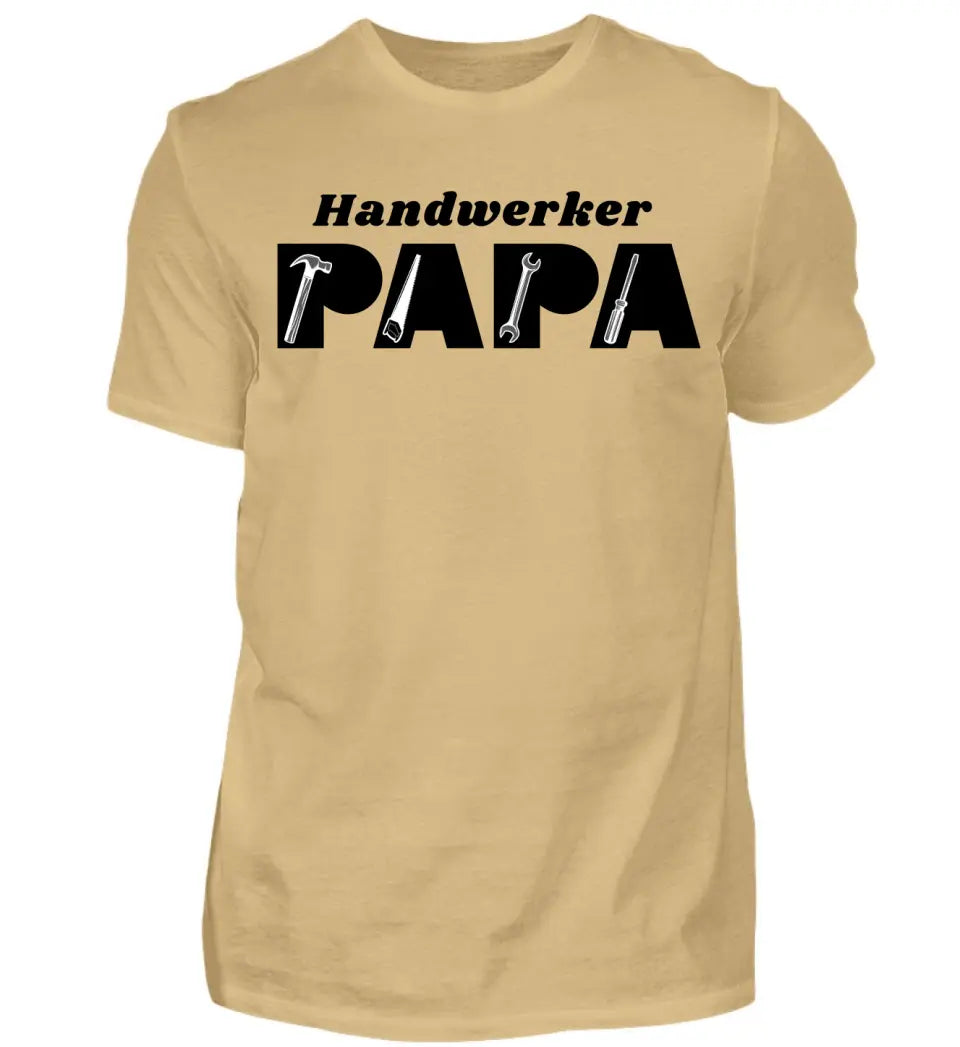 Handwerker Papa T-Shirt personalisierbar