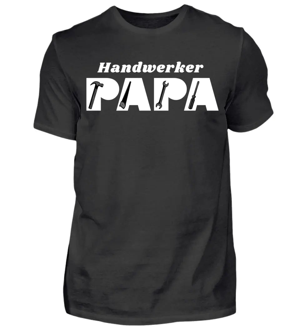 Handwerker Papa T-Shirt personalisierbar