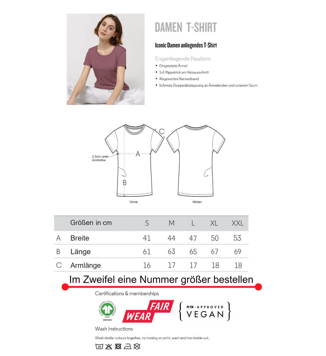 Blumen für Mama - Premium Shirt für Damen aus Biobaumwolle