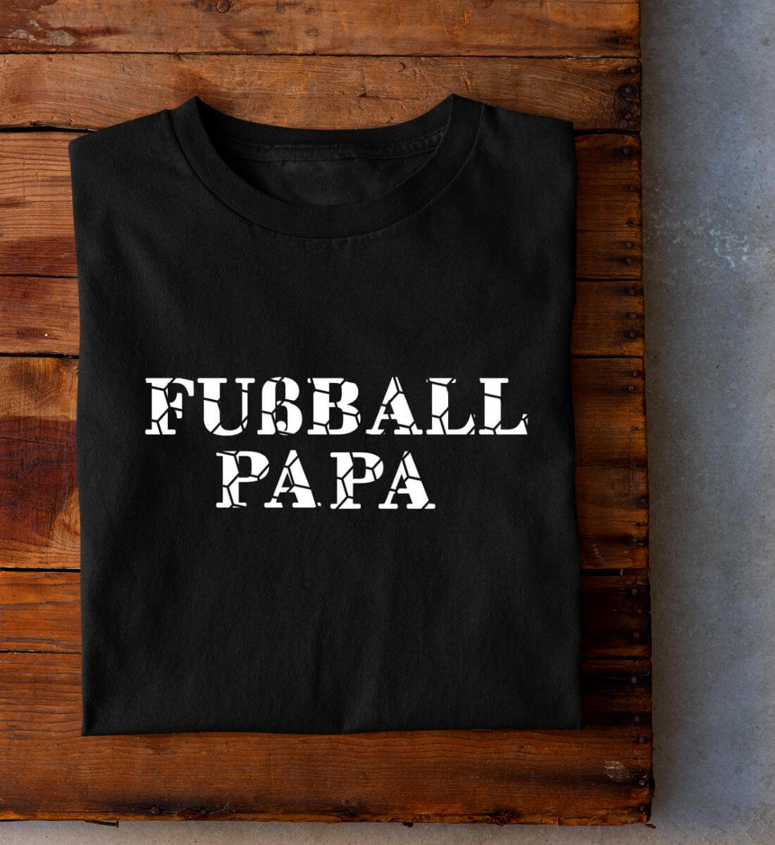 Fußball Papa - Premium Shirt aus Biobaumwolle