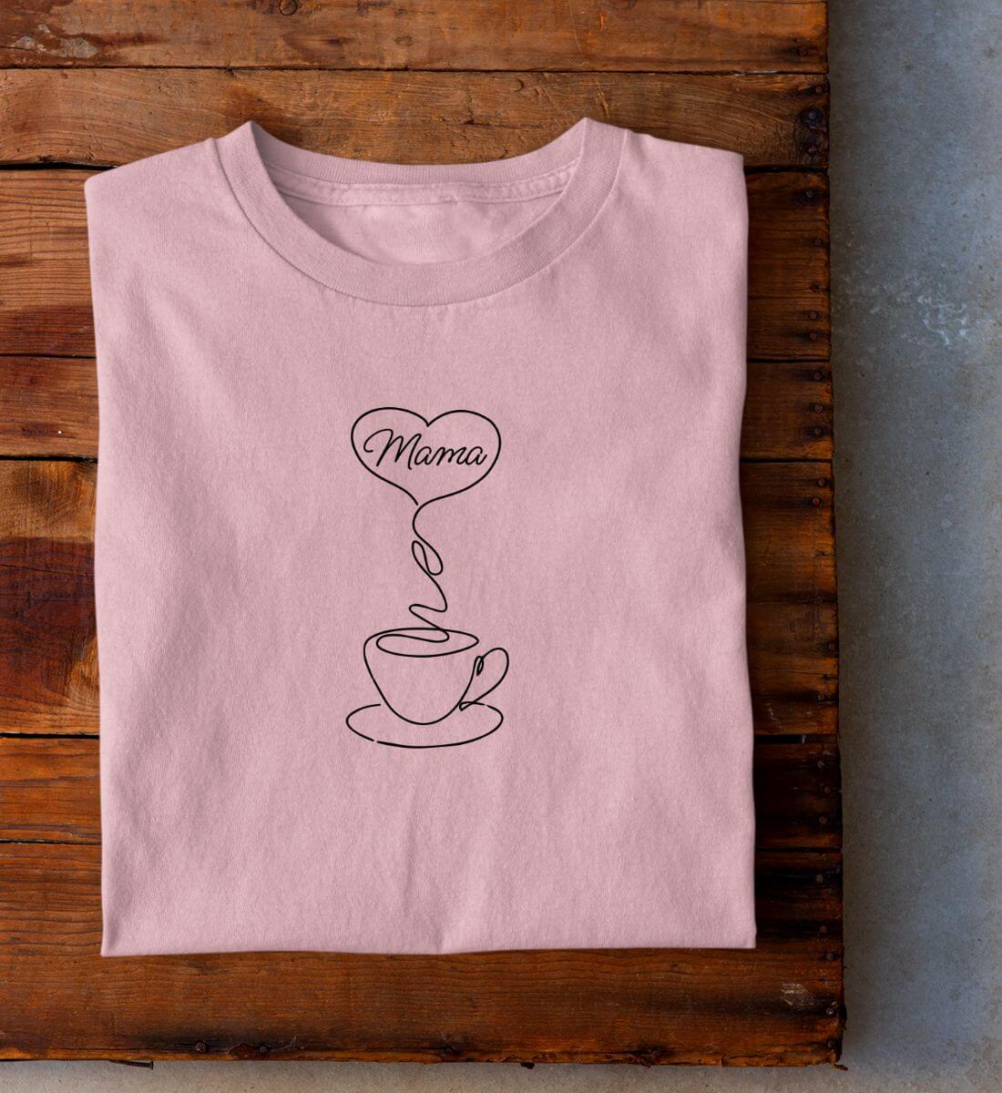 Mamas Kaffee - Premium Shirt für Damen aus Biobaumwolle