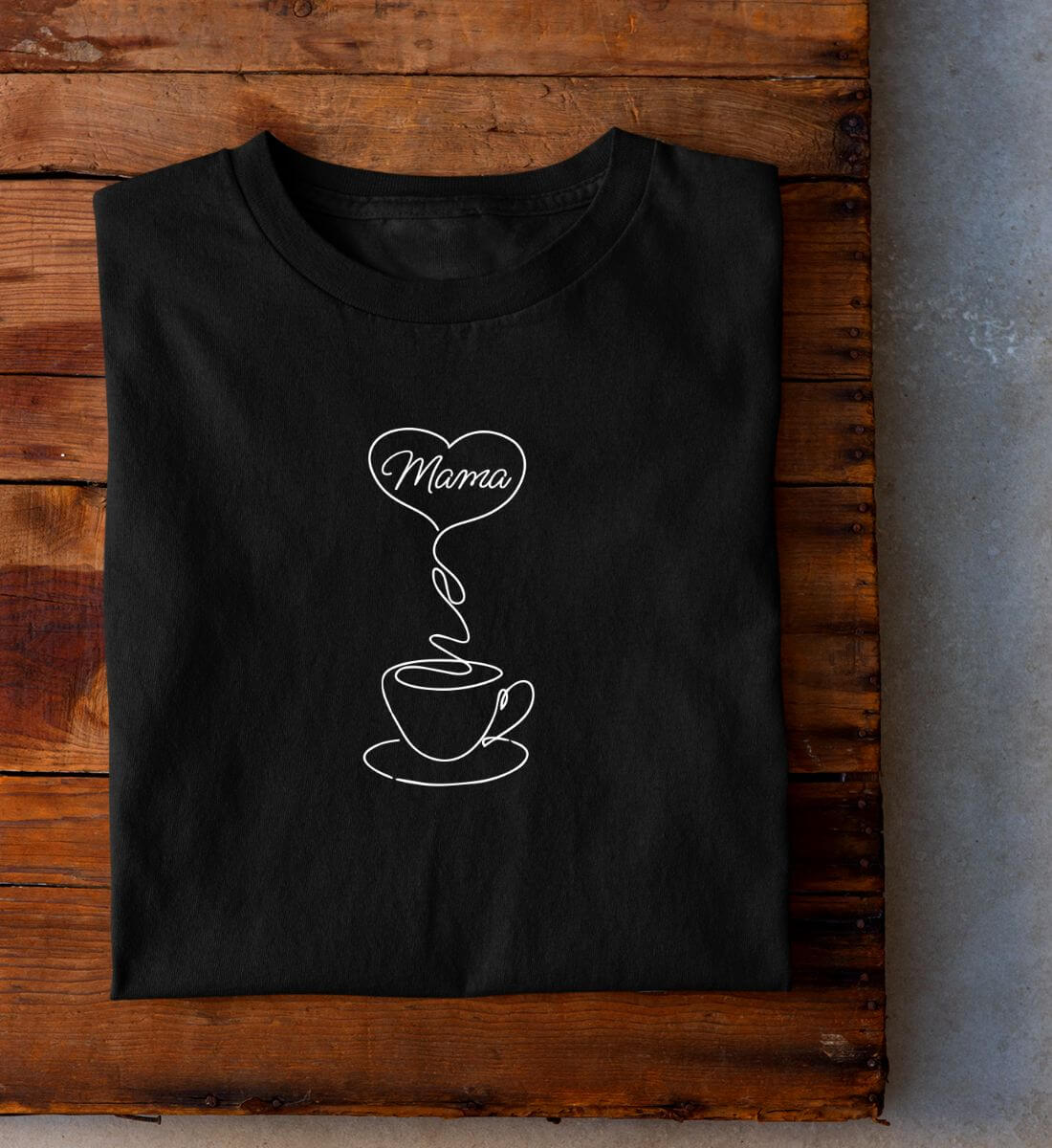 Mamas Kaffee - Premium Shirt für Damen aus Biobaumwolle