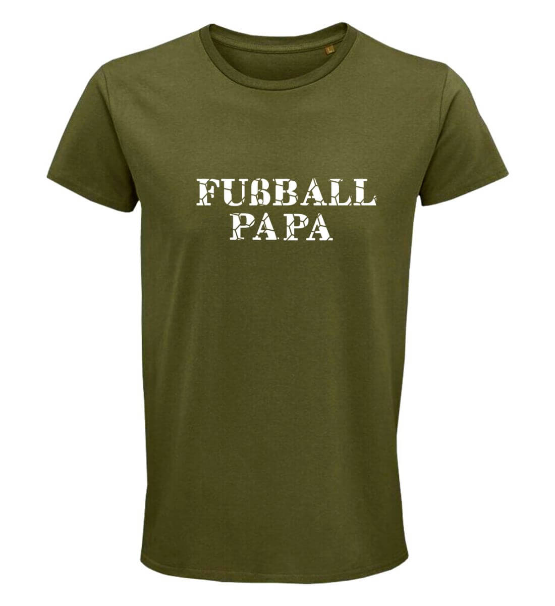 Fußball Papa - Premium Shirt aus Biobaumwolle